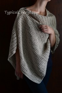 Simple Crochet Wrap - Free Pattern from TypicalCheryl.com. Simple even for beginners. Wear it three ways.